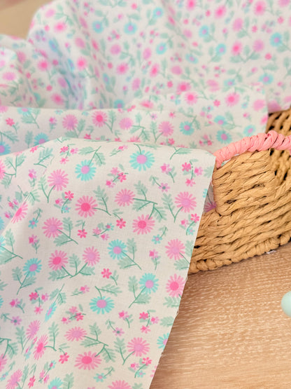 Printed Cotton Pastel Meadow