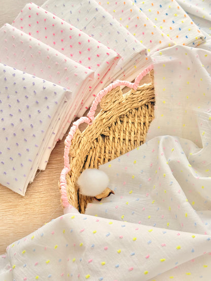 Plumeti Cotton Candy Dots | Algodón Plumeti