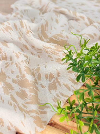 Printed Linen Brushstroke