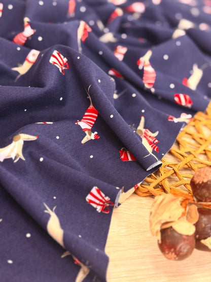 Interlock Winter Dachshunds