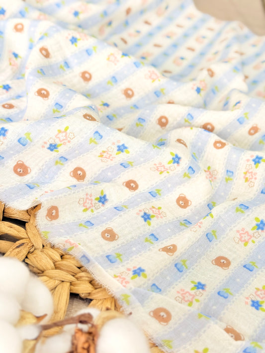 Muselina Blueberry Bears