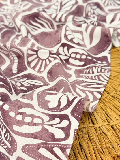 Printed Linen Sahara Tiles