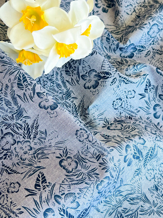 Printed Chambray Flowers