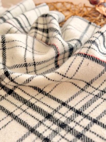 Paño de Lana Snow Windowpane