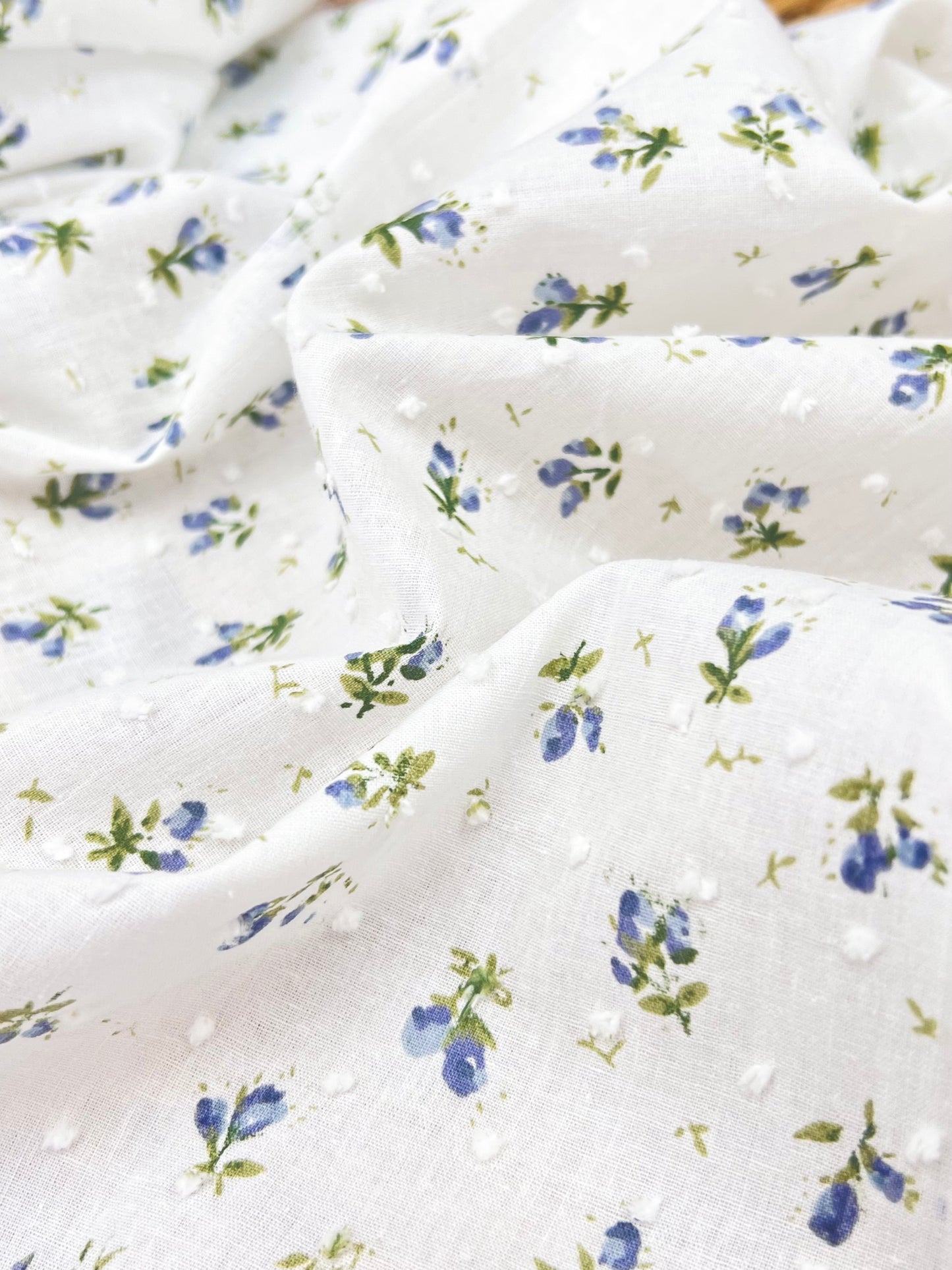 Printed Plumeti Cotton Flowers 17