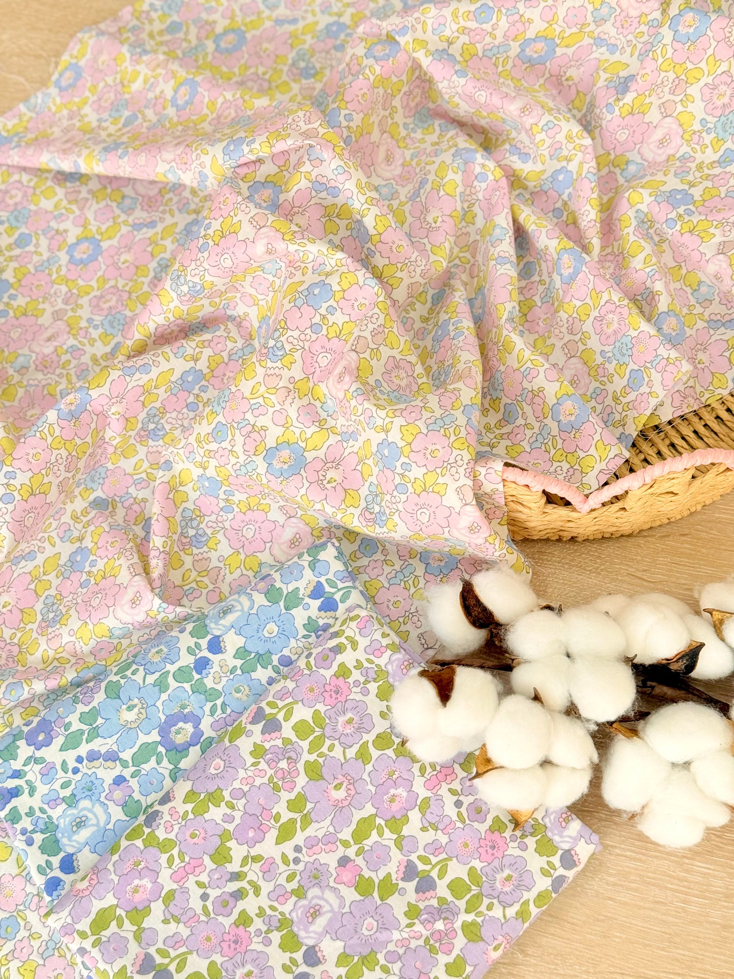 Cotton Twill Pastel Meadow