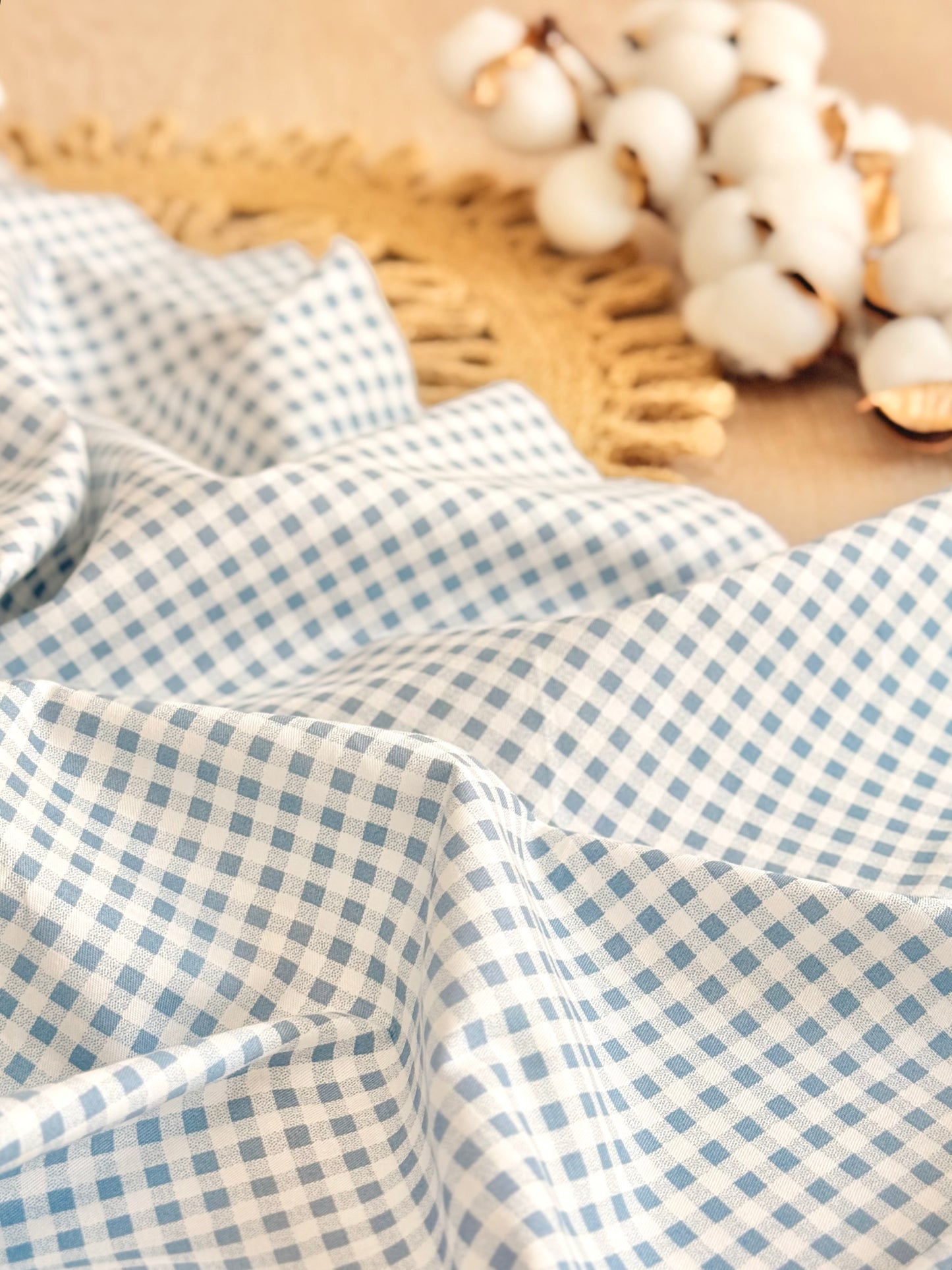 Cotton Twill Pastel Vichy