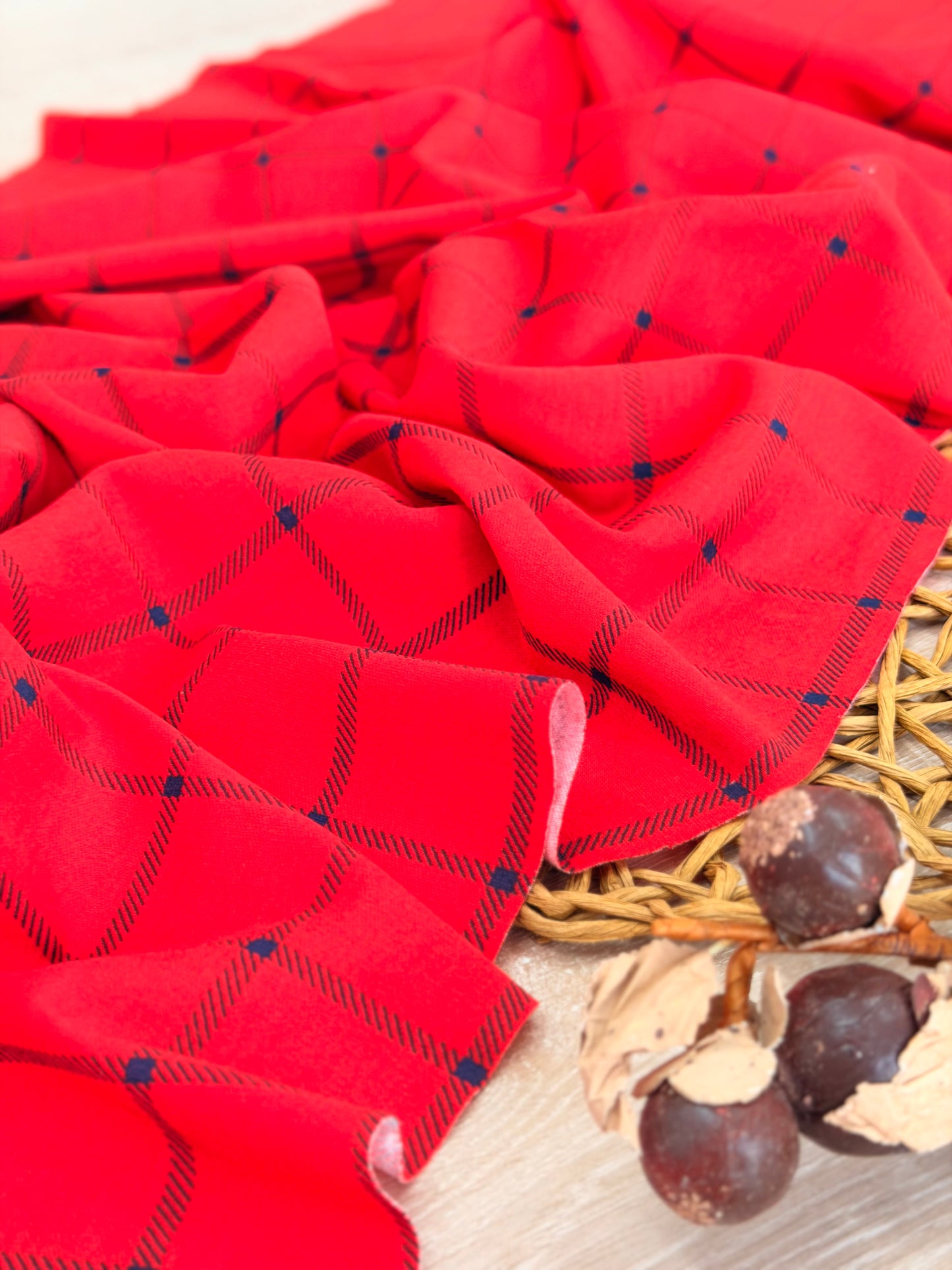 Interlock Plaid Classic Red