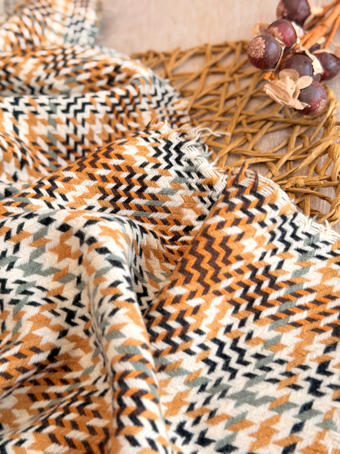 Paño de Lana Autumn Herringbone