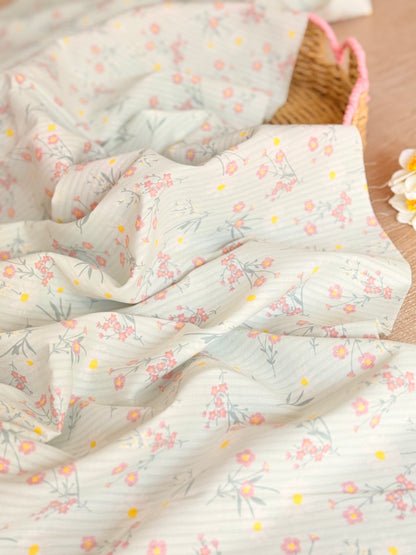 Printed Voile Butter Daisy