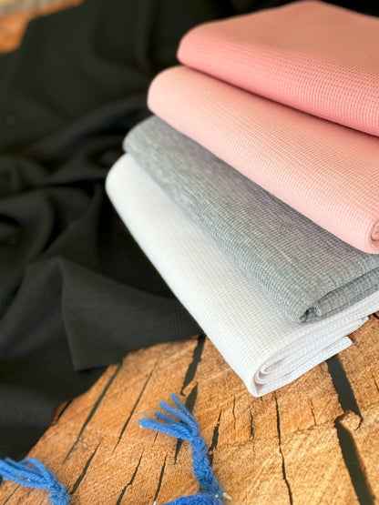 Mini Waffle Stretch Fabric