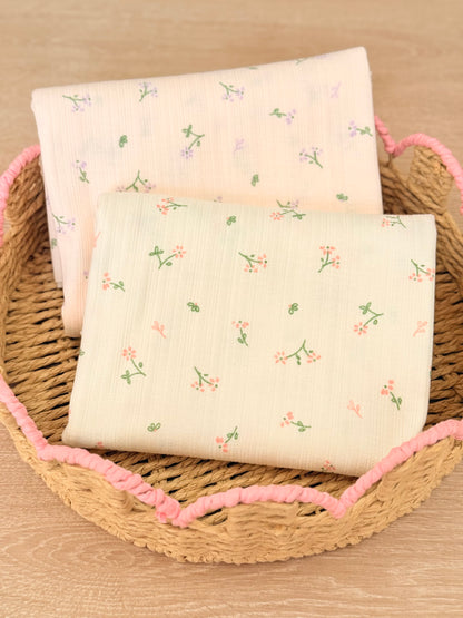 Printed Cotton Jersey Petite Meadow