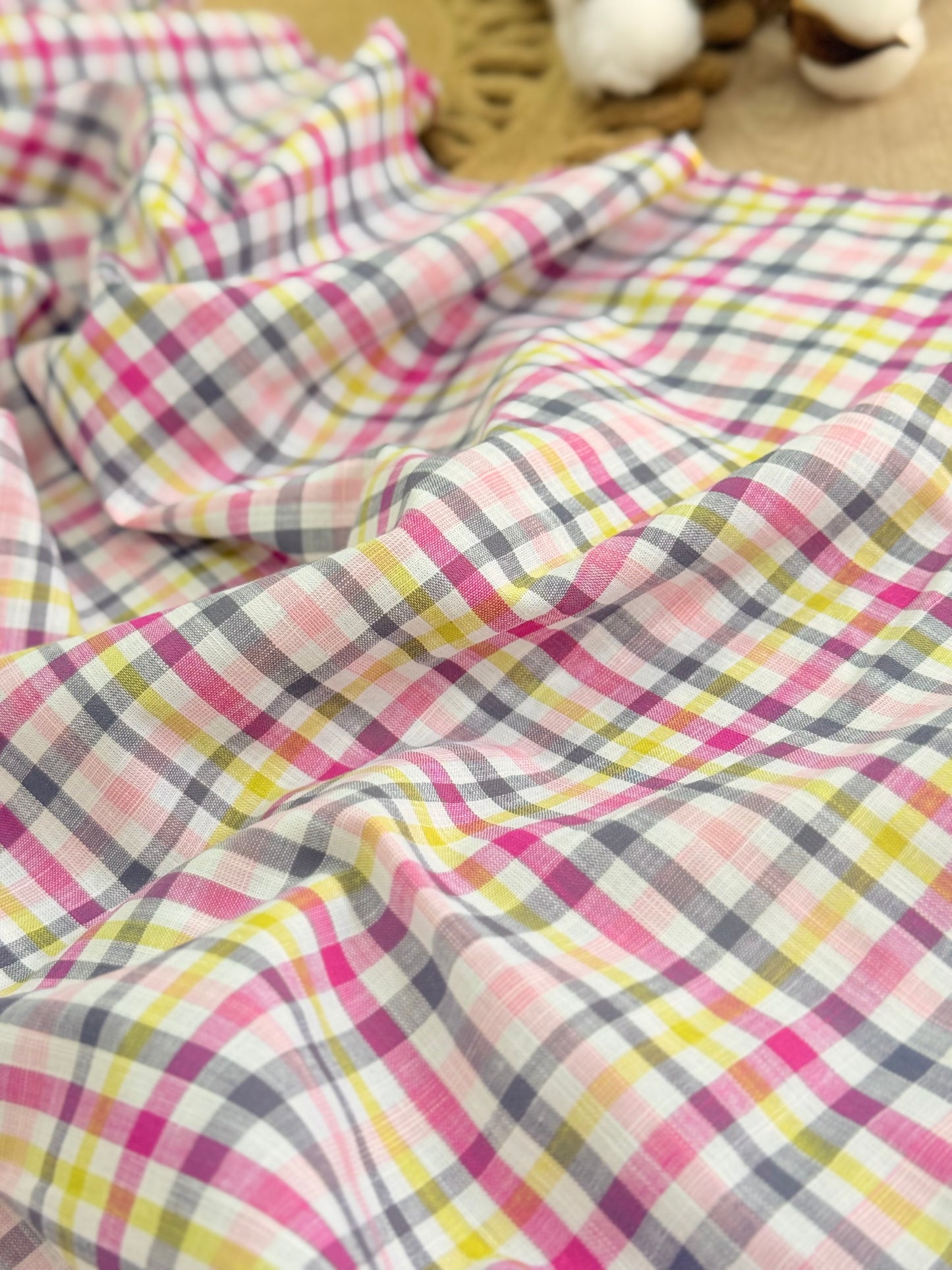 Printed Cotton Checks 23