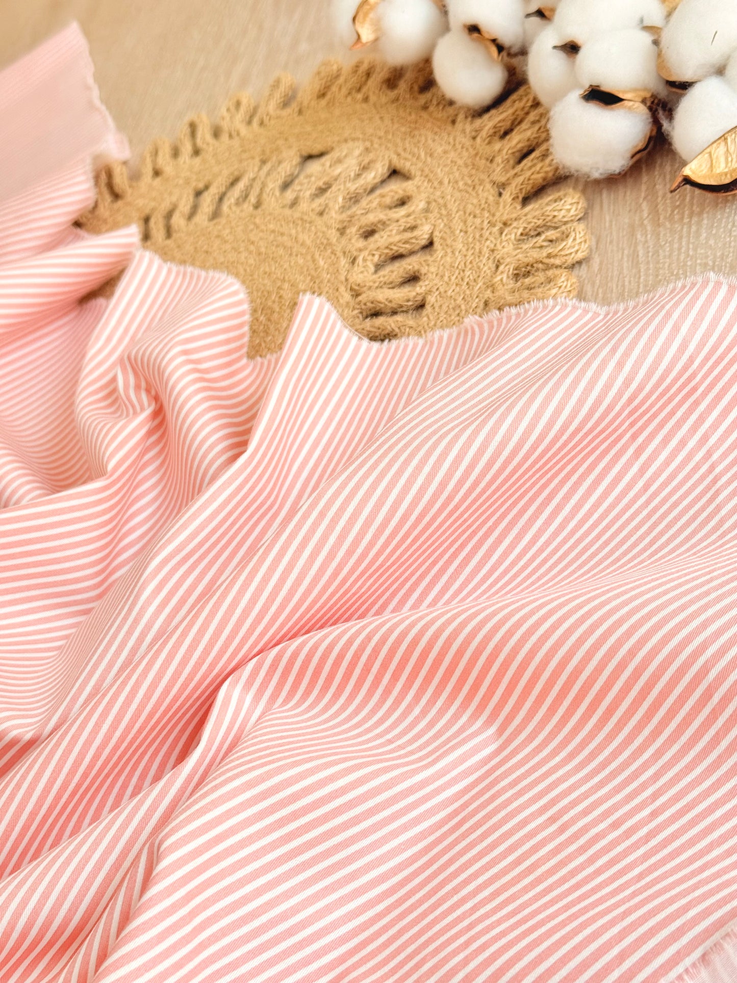 Cotton Twill Pastel Stripes
