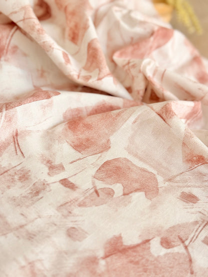 Printed Linen Slub Painter’s Canvas