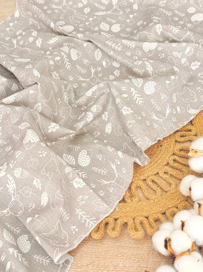 Cotton Twill Woodland Tales