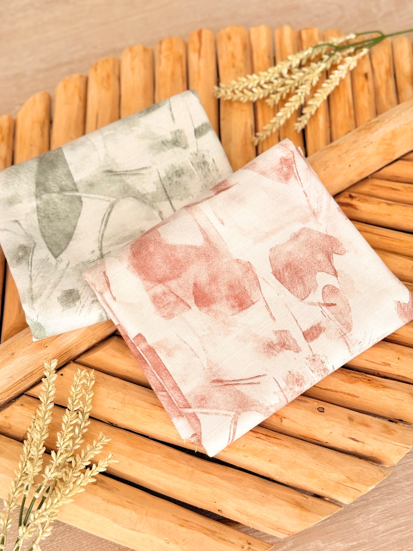 Printed Linen Slub Painter’s Canvas