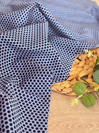 Printed Denim Circles