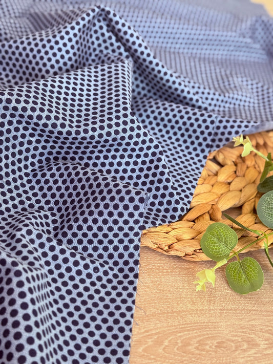 Printed Denim Circles