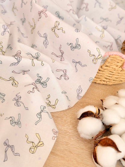 Printed Cotton Pastel Ribbons