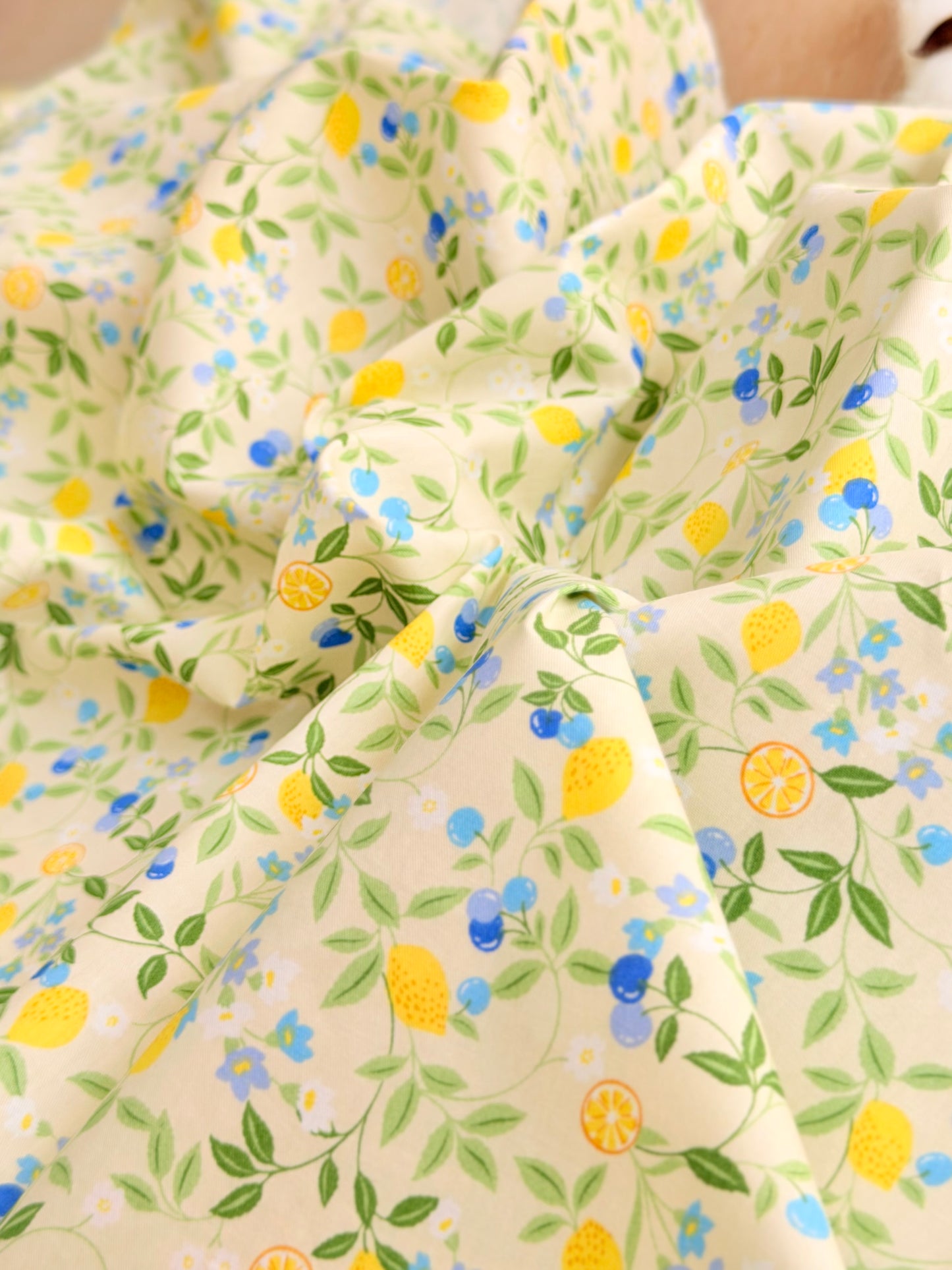 Cotton Twill Citrus Garden