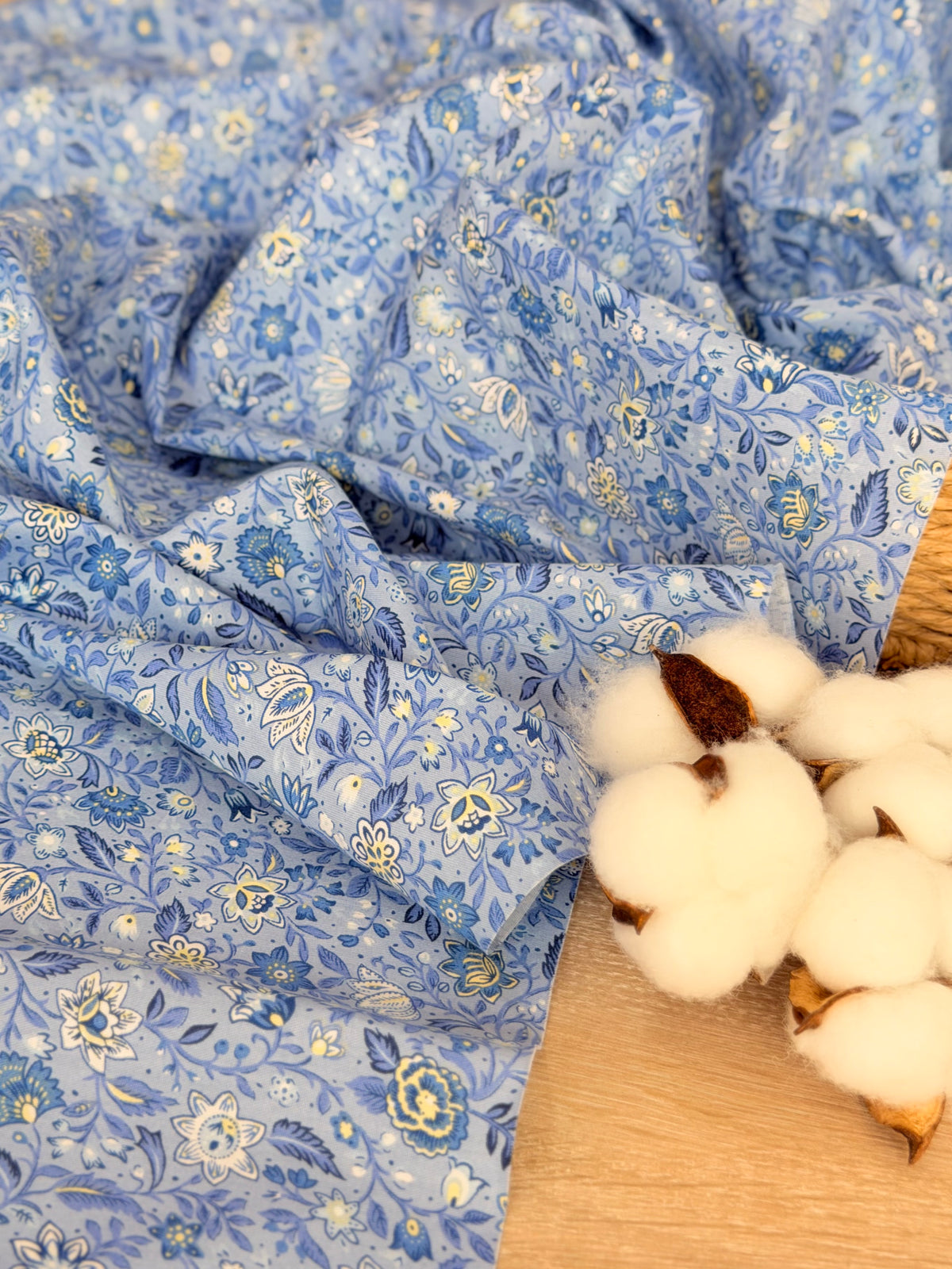 Cotton Twill Autumn Bloom