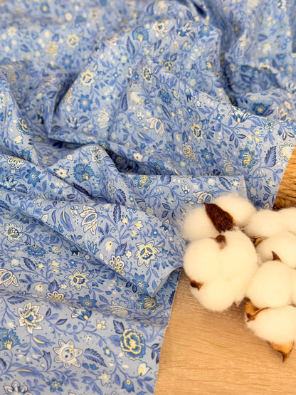 Cotton Twill Autumn Bloom
