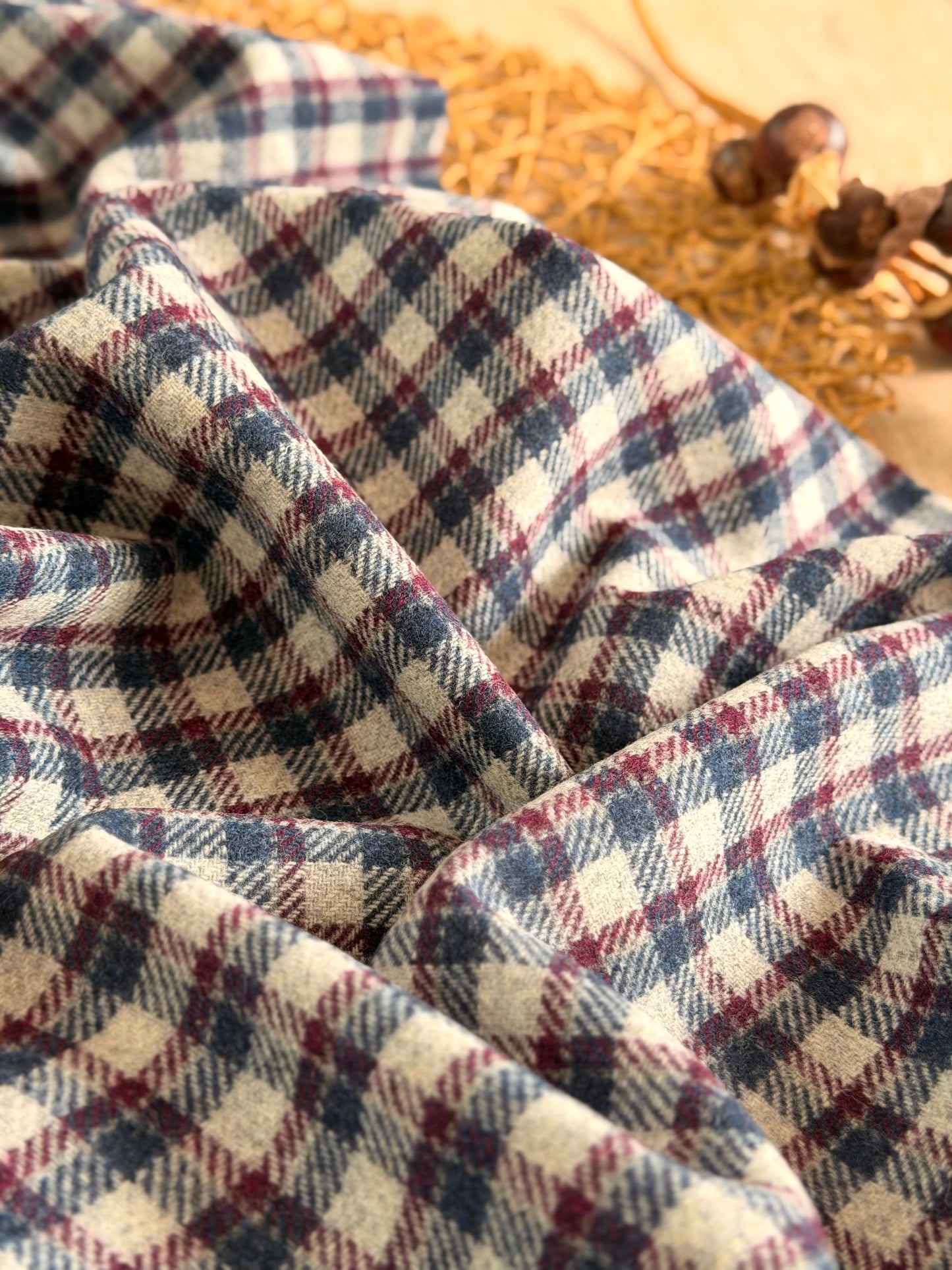 Paño de Lana Oxford Check