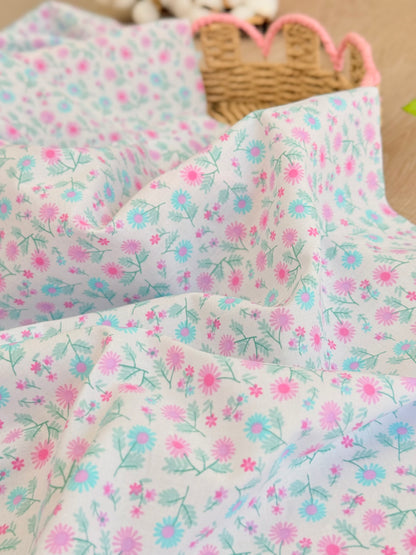 Printed Cotton Pastel Meadow