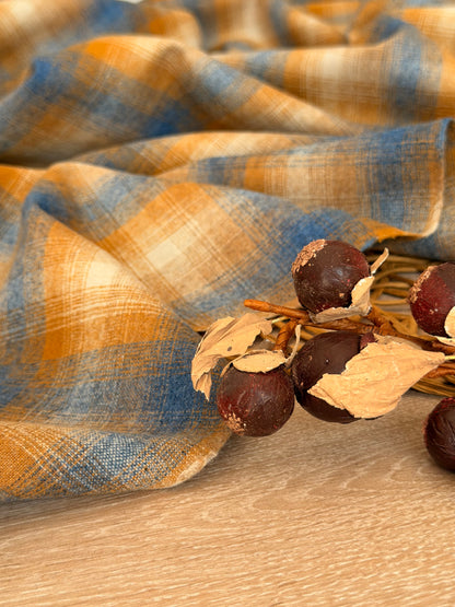 Paño de Lana Autumn Sky Plaid