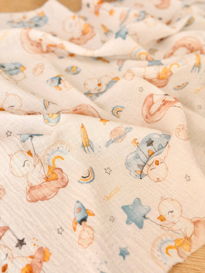 Muselina Dreamy Ducks