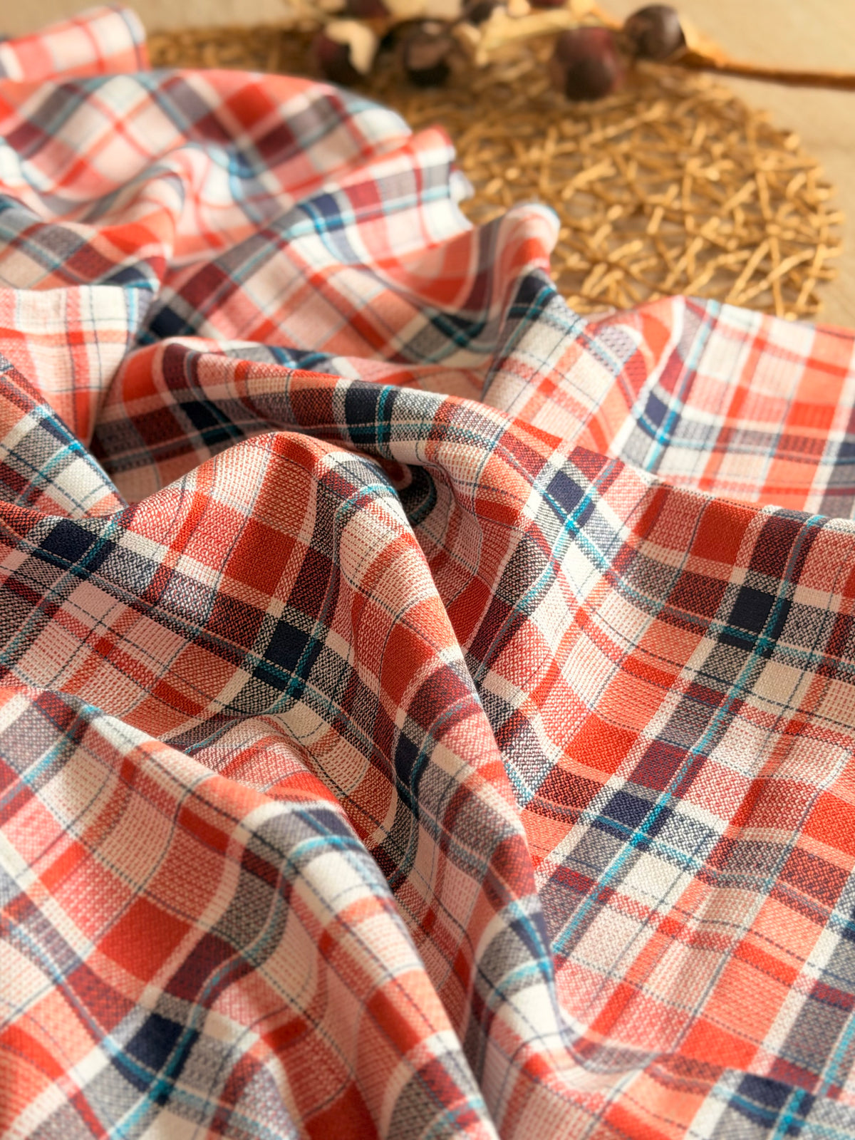 Printed Cotton Checks 44