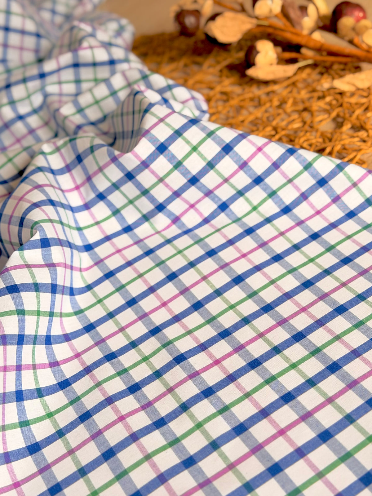 Printed Cotton Checks 37