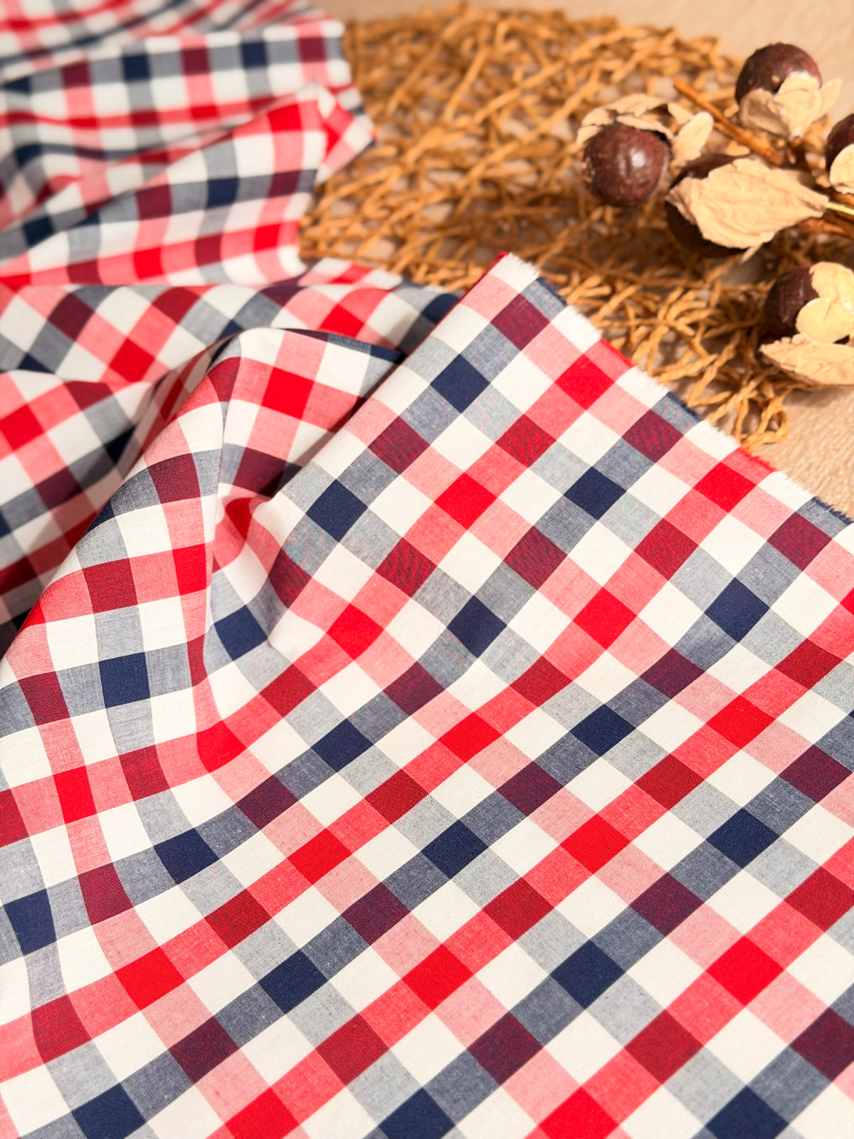 Printed Cotton Checks 38
