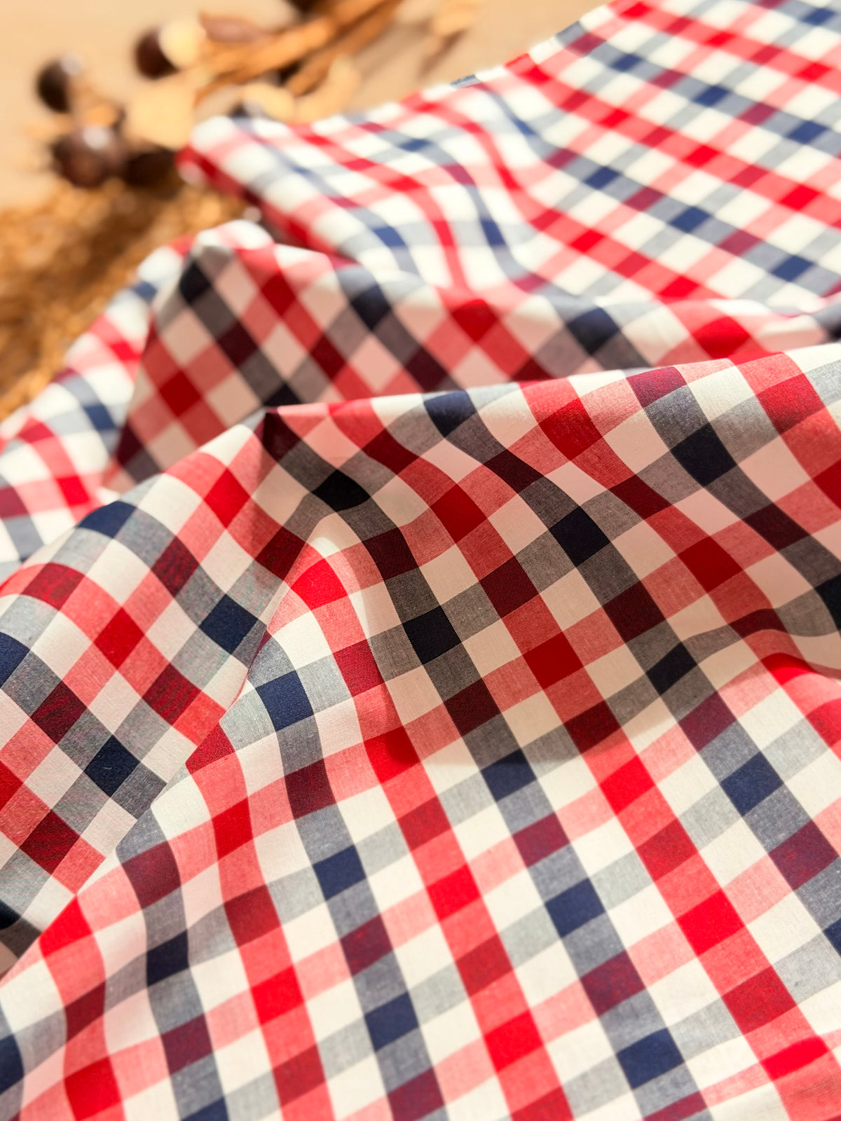 Printed Cotton Checks 38