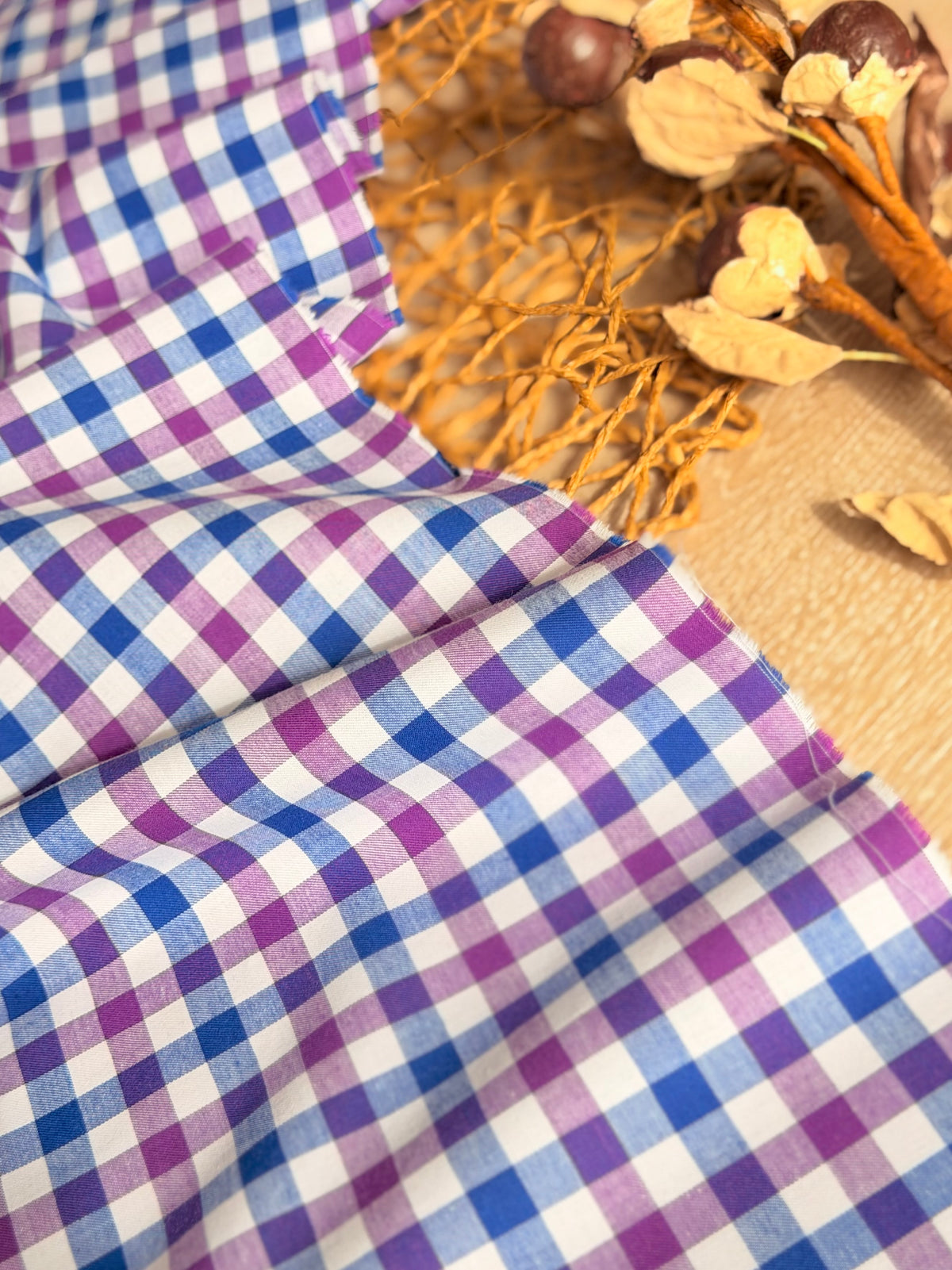 Printed Cotton Checks 39