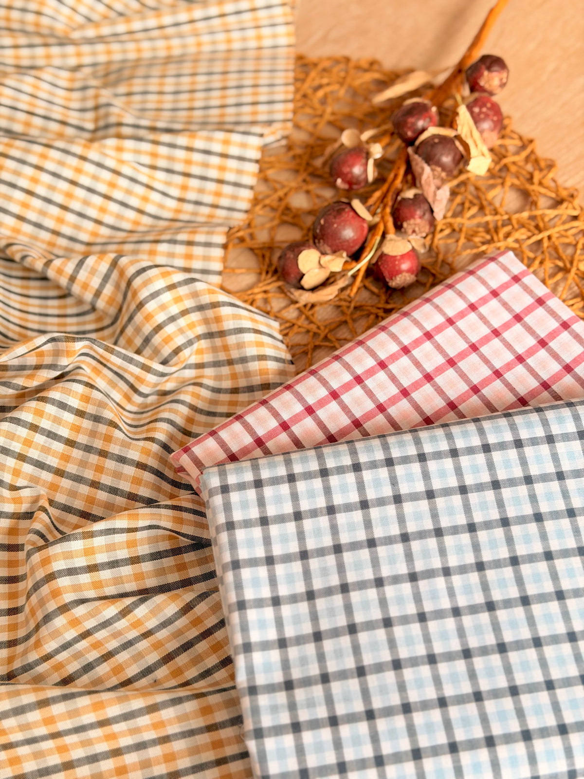 Printed Cotton Checks 42