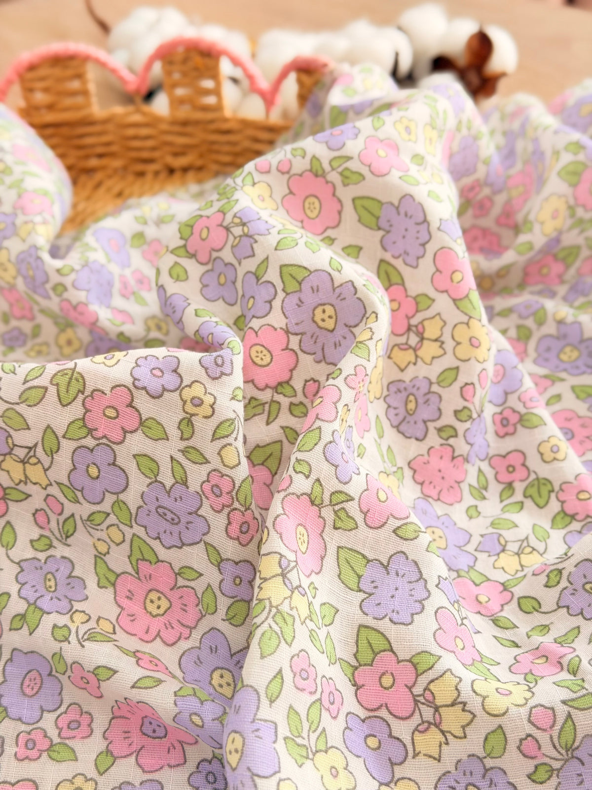 Muselina Pastel Meadow