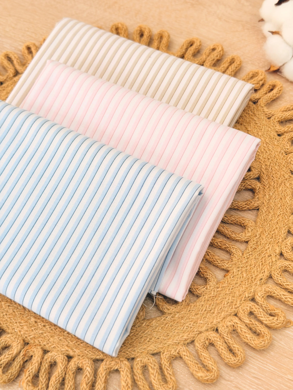 Printed Cotton Stripes 07
