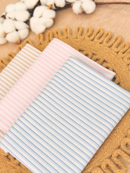 Printed Cotton Stripes 07