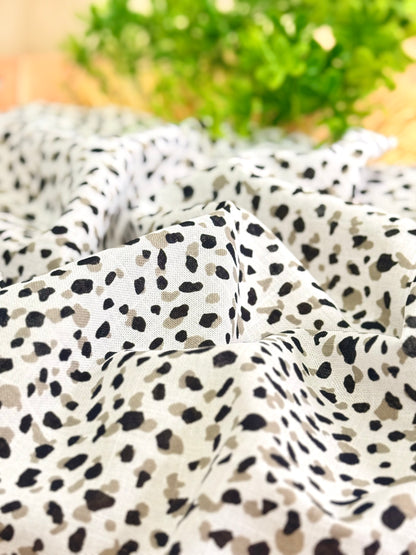 Printed Linen Savanna Dots