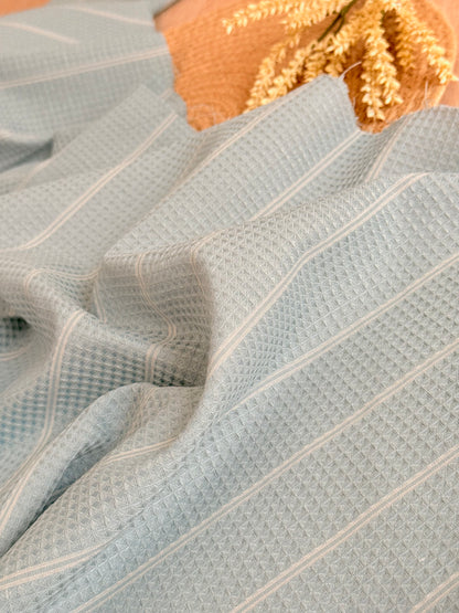Waffle Fabric Coastal Texture