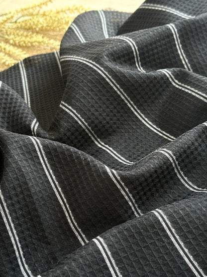 Waffle Fabric Coastal Texture