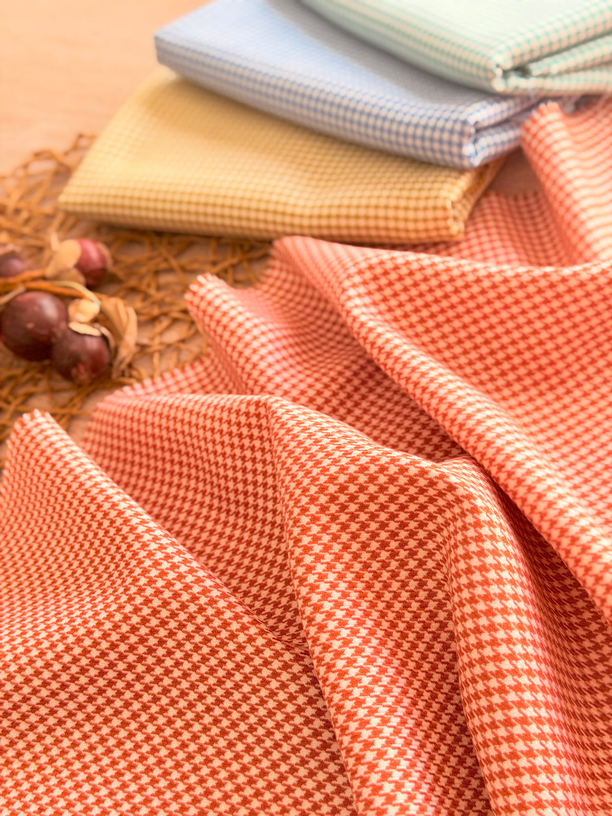 Lana Colorful Houndstooth