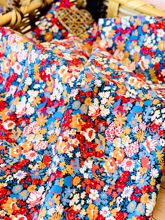 Printed Cotton Flowers 03