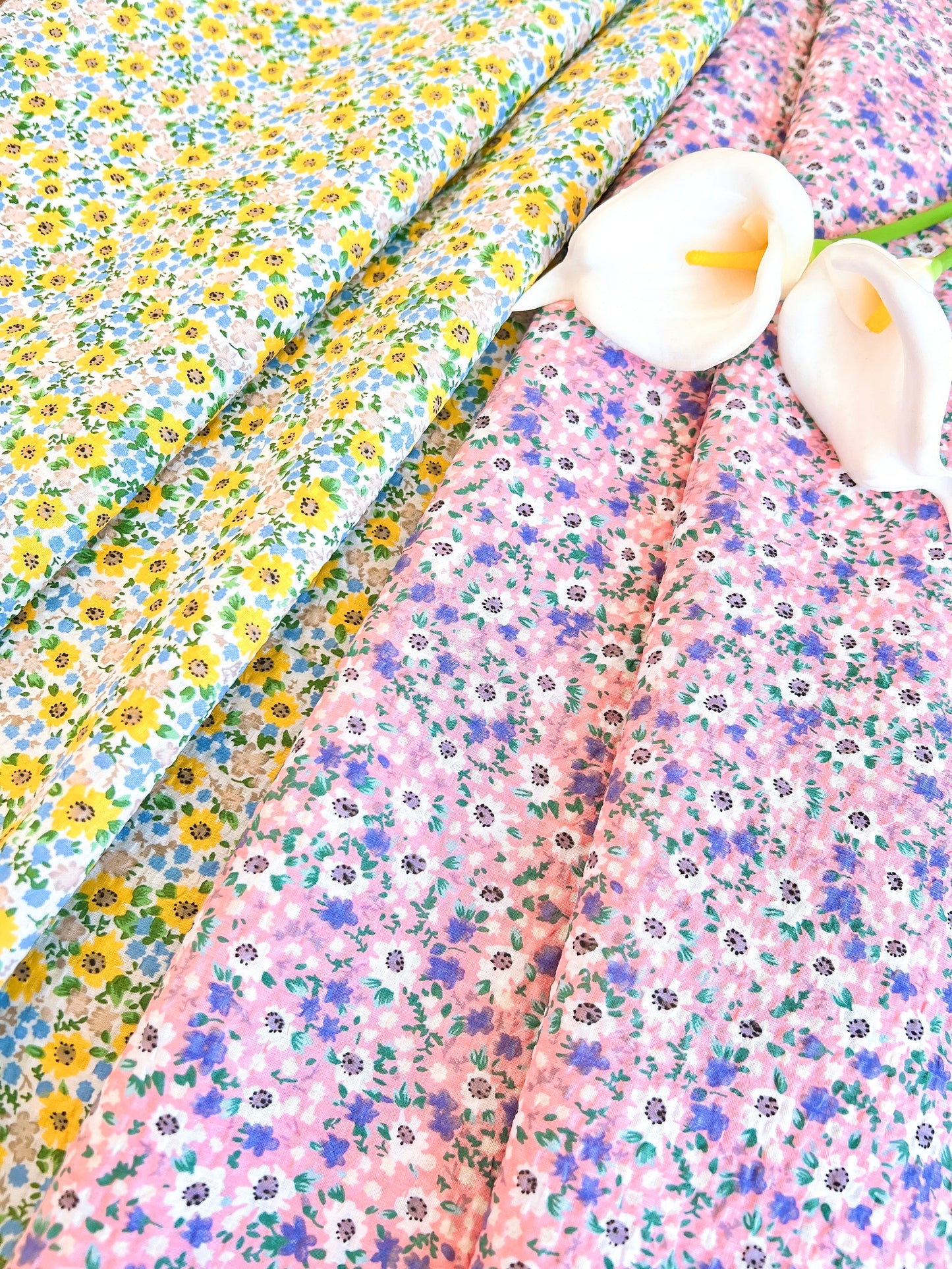 Printed Cotton Seersucker Spring/S07