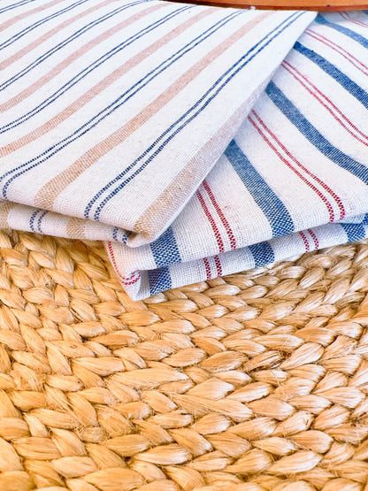 Printed Linen Stripes 01