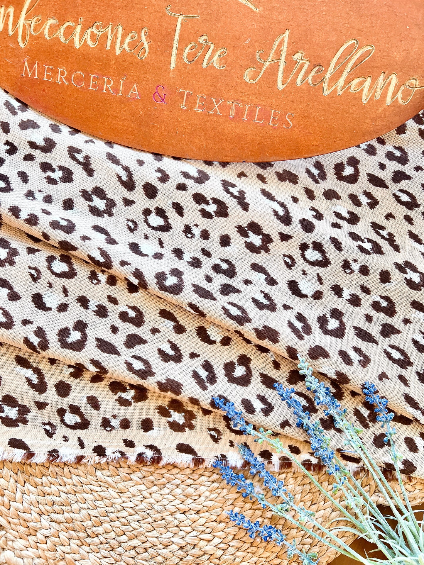 Printed Linen Jaguar