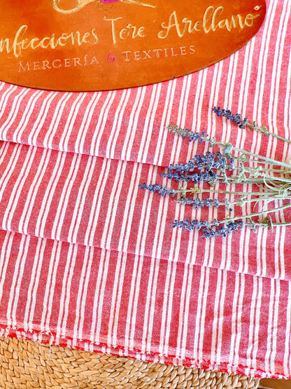 Printed Linen Stripes 05