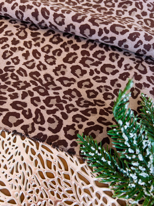 Suede Brown Leopard